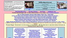 Desktop Screenshot of biblicalpatriot.net