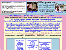 Tablet Screenshot of biblicalpatriot.net